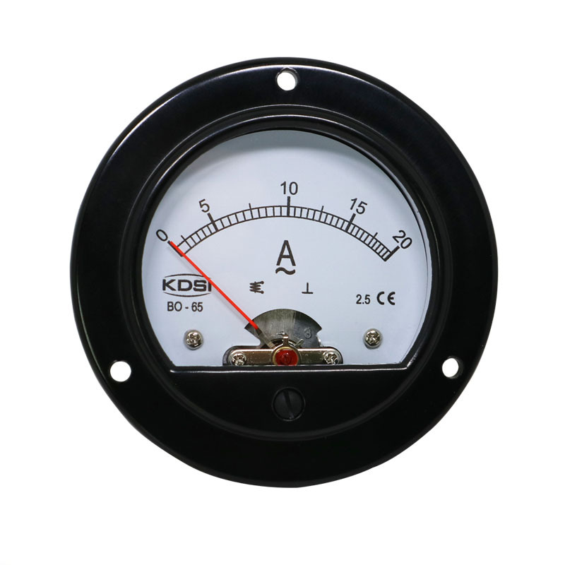 kdsi电动车仪表 指针式交流电流表bo-65 ac20a 圆形开孔电表
