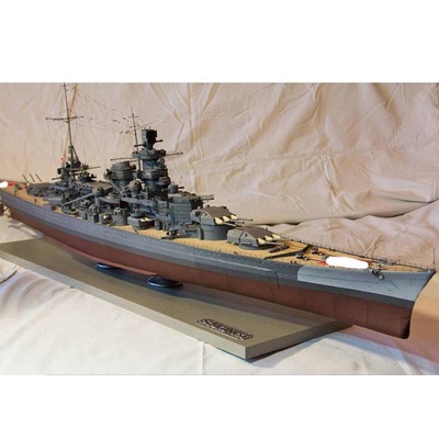 纸模型 85 厘米 scharnhorst 沙恩霍斯特号战列巡洋舰