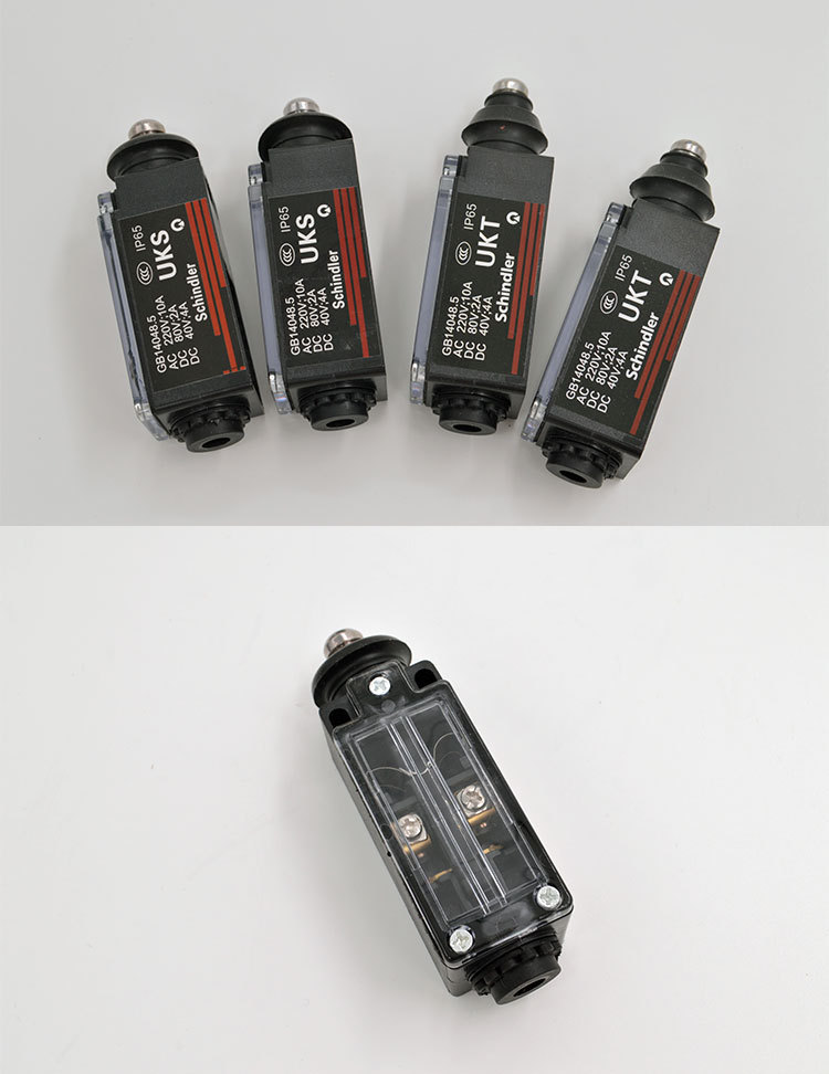 uks缓冲器开关 ukt开关 行程开关 涨紧轮 手动 自动复位 电梯配件