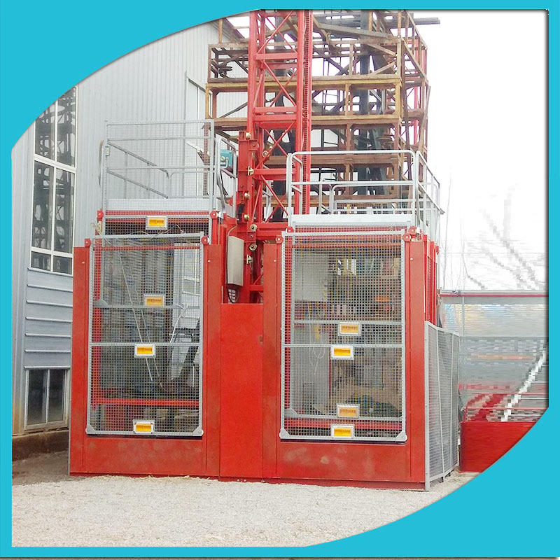 施工升降机建筑物料提升机sc100双笼提升机供应高层楼房建筑机械