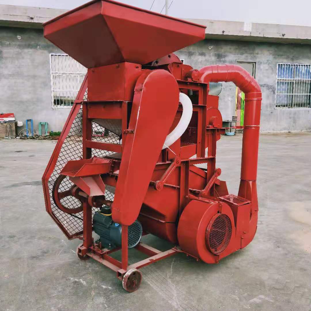 江门市花生种子脱壳机 大产量花生种子剥壳机 花生脱皮机视频