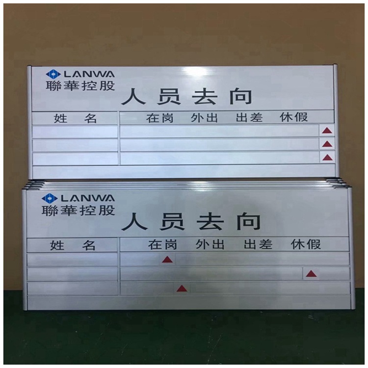 供应铝合金科室门牌弧形可更换定制楼层索引牌医院学校去向牌