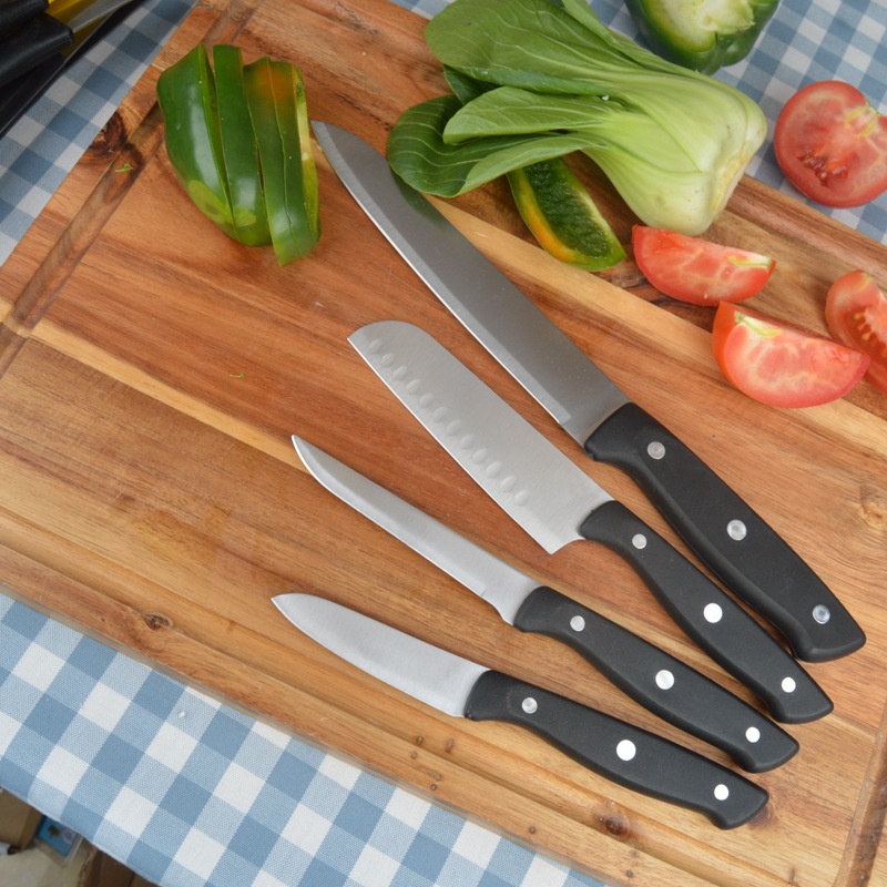 304不锈钢厨房刀具双合柄套刀 牛扒刀小刀 厨师刀削皮刀水果刀
