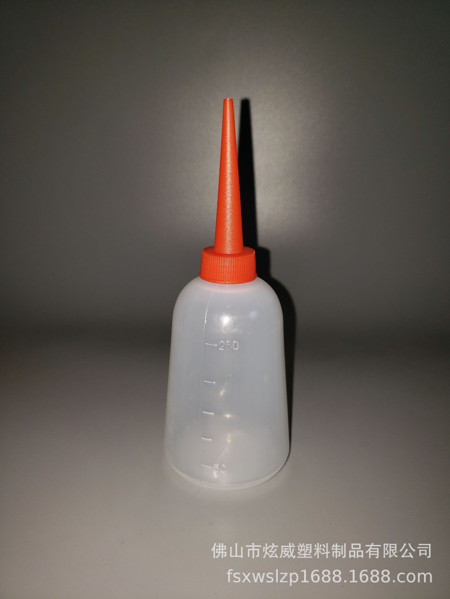 现货250ml尖口瓶250毫升油瓶250ml挤压瓶250克滴胶瓶胶水瓶带刻度