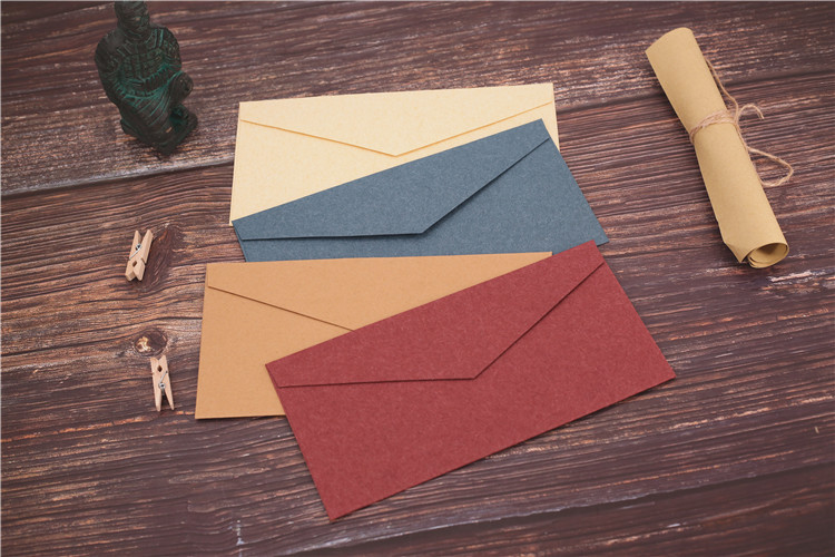 烫金信封定做1000个起 印刷邀请函复古信封定制logo 5号火漆信封