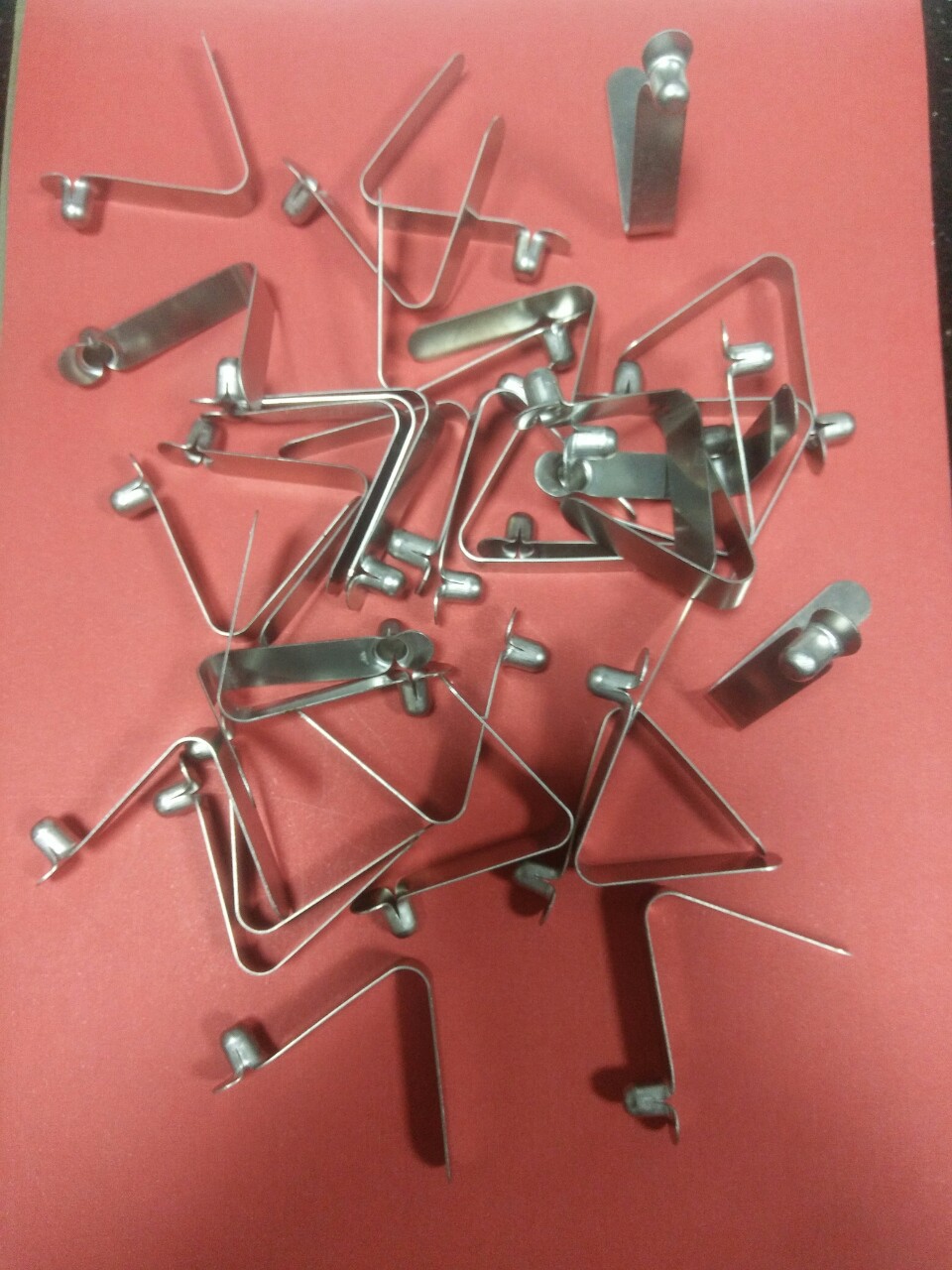 不锈钢u型弹片管内定位v型弹扣弹豆弹珠弹簧片v型弹片加工定制