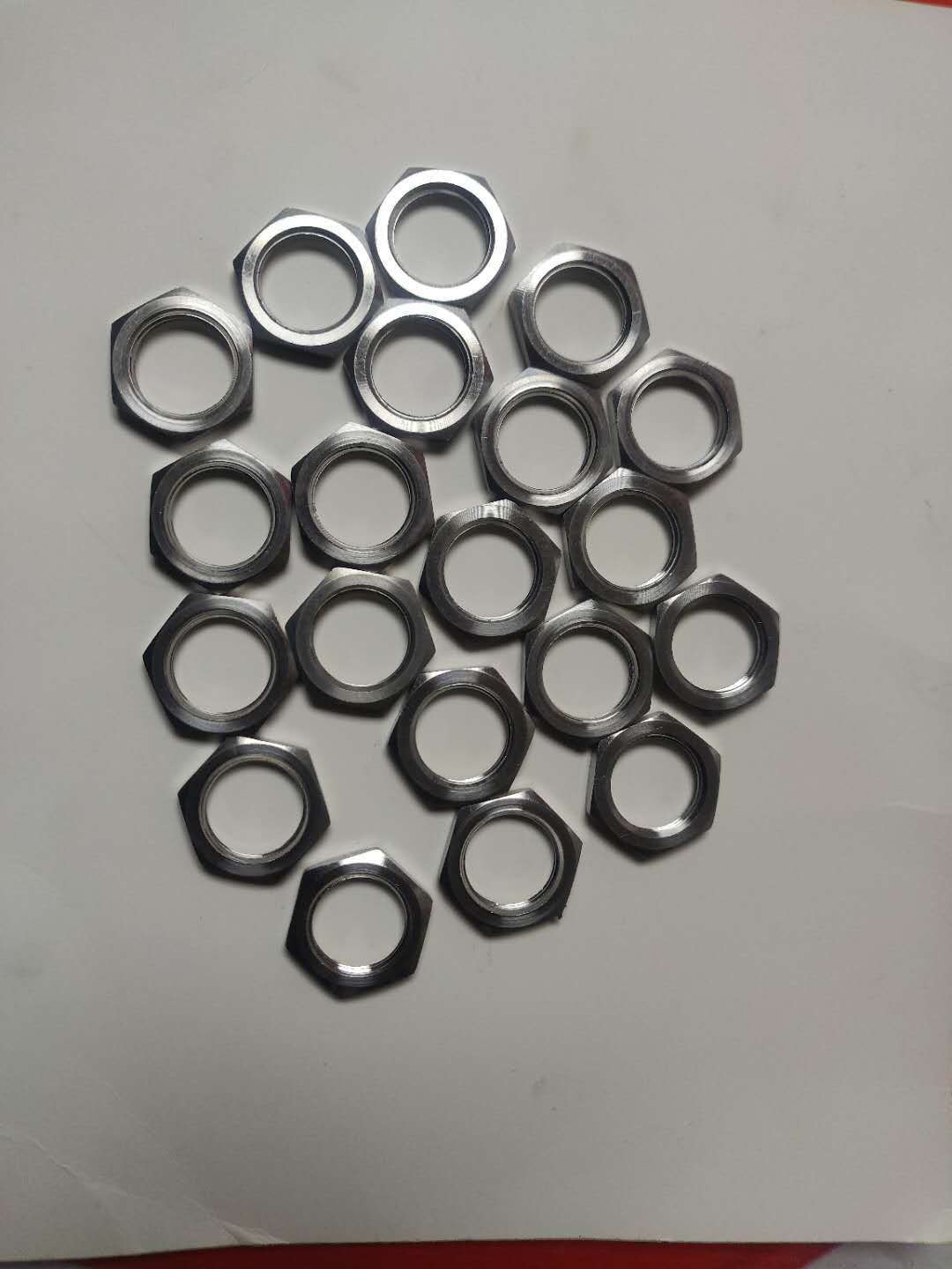 不锈钢304/316/201拼帽根母薄形六角螺帽锁紧螺母 m5m6m8m10m12