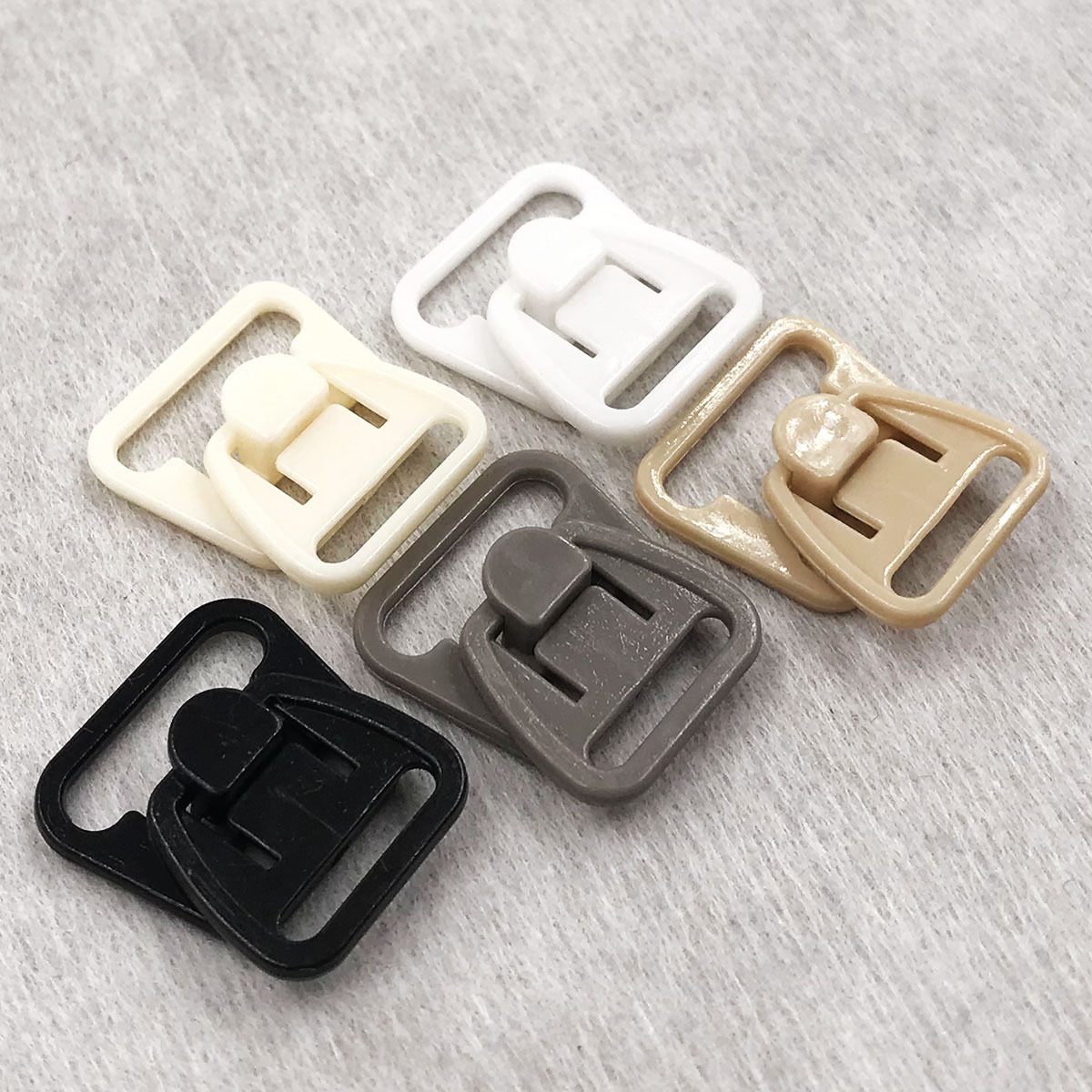 厂家直供15mm孕妇内衣专用妈咪扣 优质环保塑料哺乳扣前开子母扣