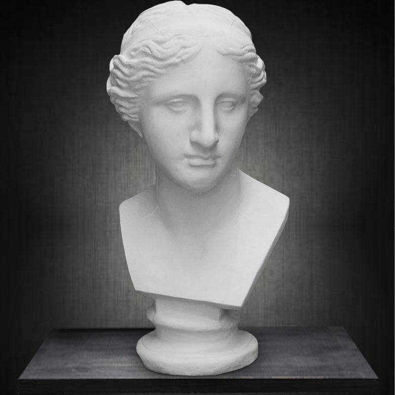 艺伯乐维纳斯石膏像60cm头像胸像素描静物教具模具写生美术用品