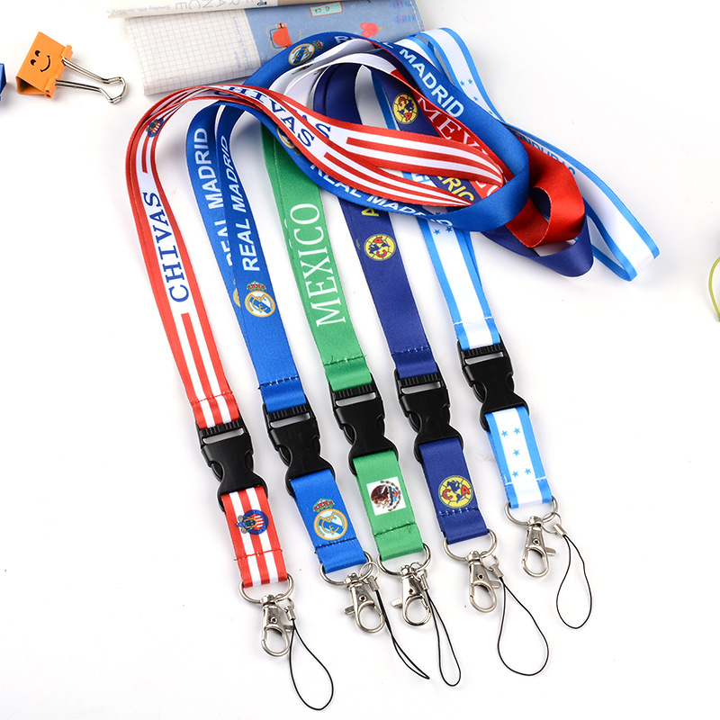 Printing Fans Mobile Phone Lanyard Heat Transfer Certificate Hang Rope Tag Rope Badge Badge Work Permit Lanyard