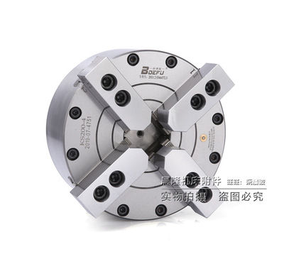 中实四爪气动卡盘钢体ks160200250320400