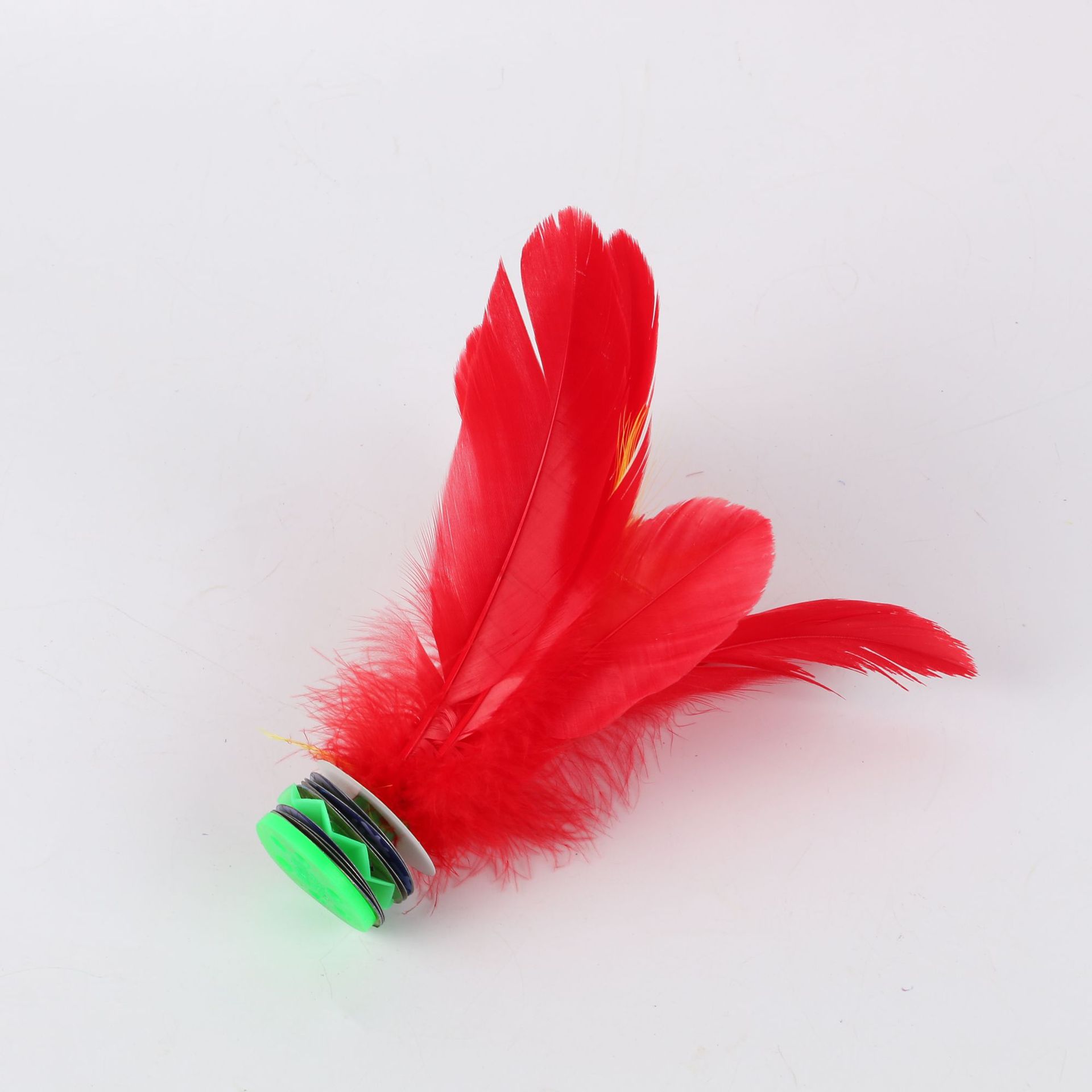 厂家供应儿童羽毛毽子 鸡毛毽子 运动比赛毽球毽球现货批发可定制