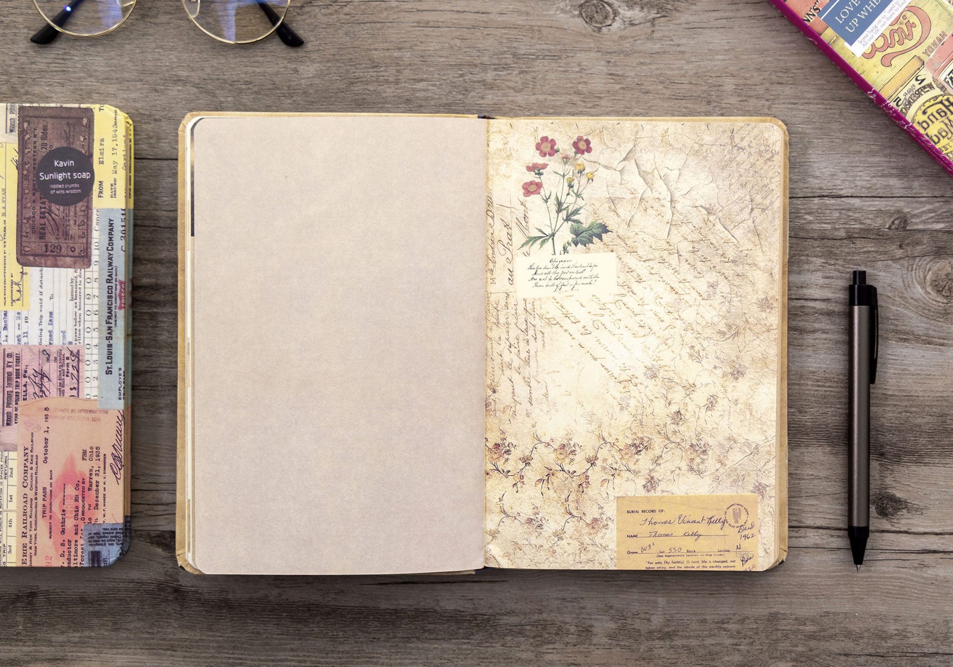 a5复古欧式硬面彩页记事本本册学生礼物唯美插画日记本笔记本子