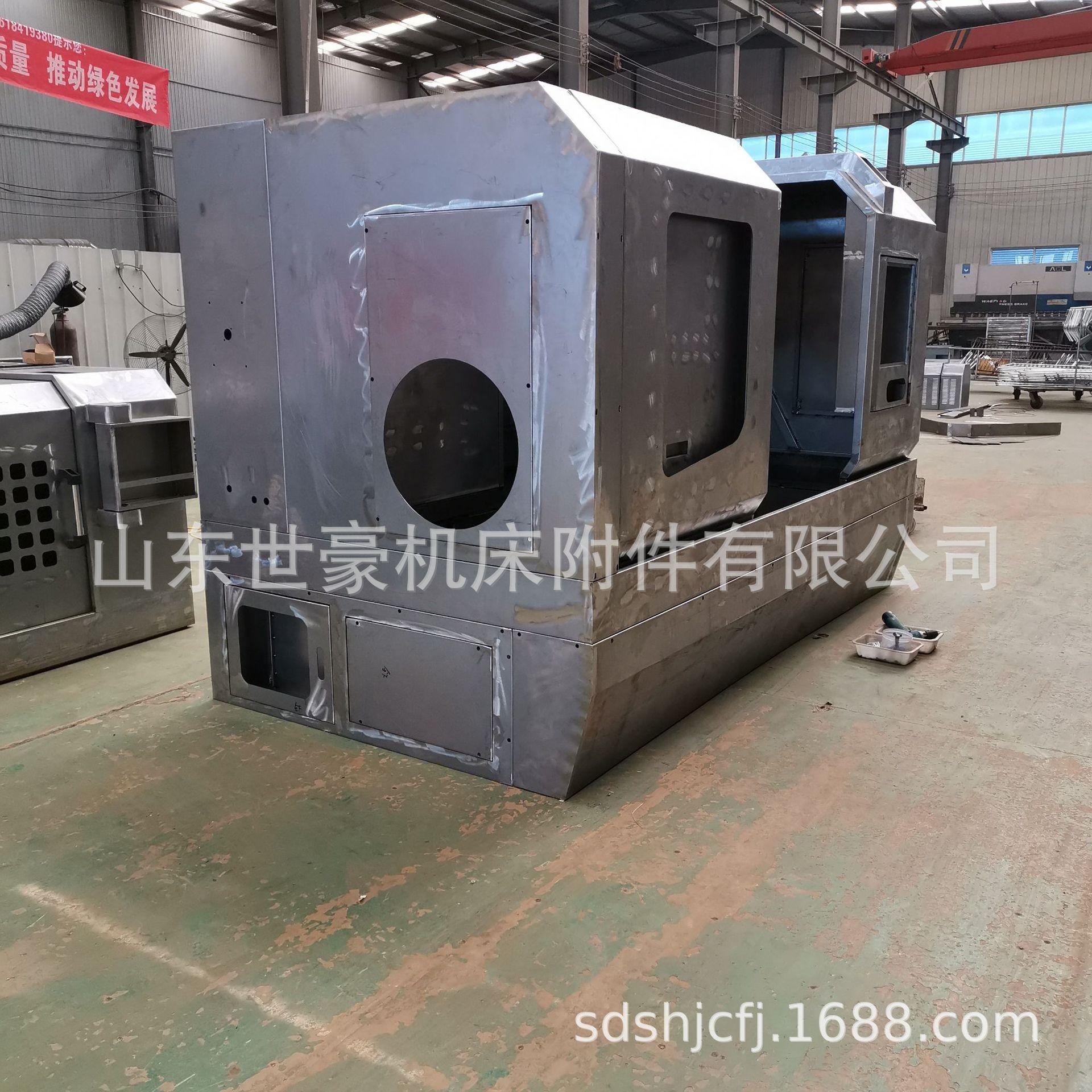 设计生产机床外防护罩螺纹车床外钣金护罩机床保护罩机床钣金外壳