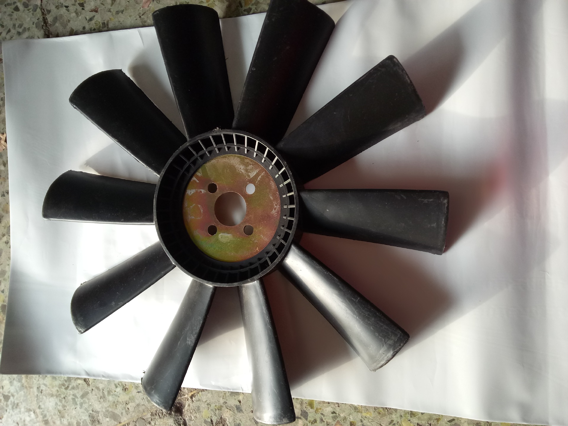 锡柴6110发动机风扇 山工30装载机成工30装载机专用风扇尼龙材质