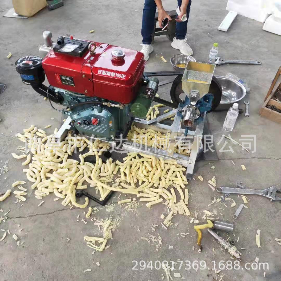 玉米花膨化机 实心条玉米膨化机 空心棒食品膨化机多少钱一台