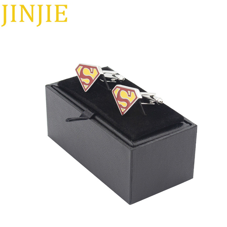 spot high quality tiandigai cuff-link box factory wholesale packaging jewelry box plastic cufflink box cuff-link box tie clip box