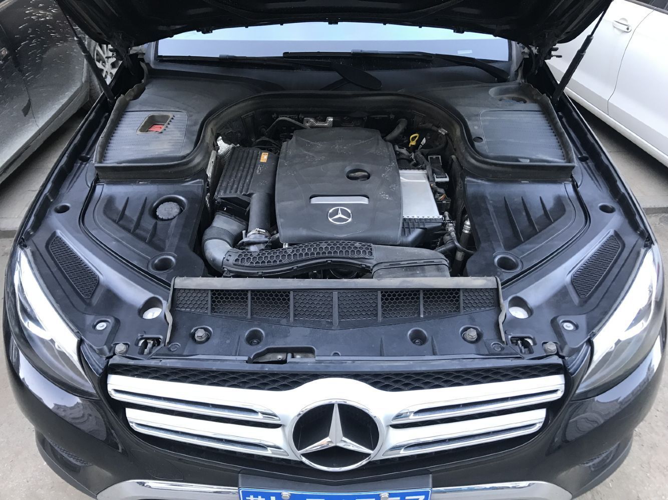 奔驰glc发动机舱防尘盖保护罩改装引擎机仓防护罩隔热板保护盖