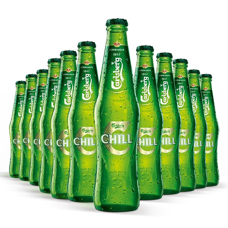 嘉士伯啤酒 特醇嘉士伯啤酒330ml*24瓶整箱批发