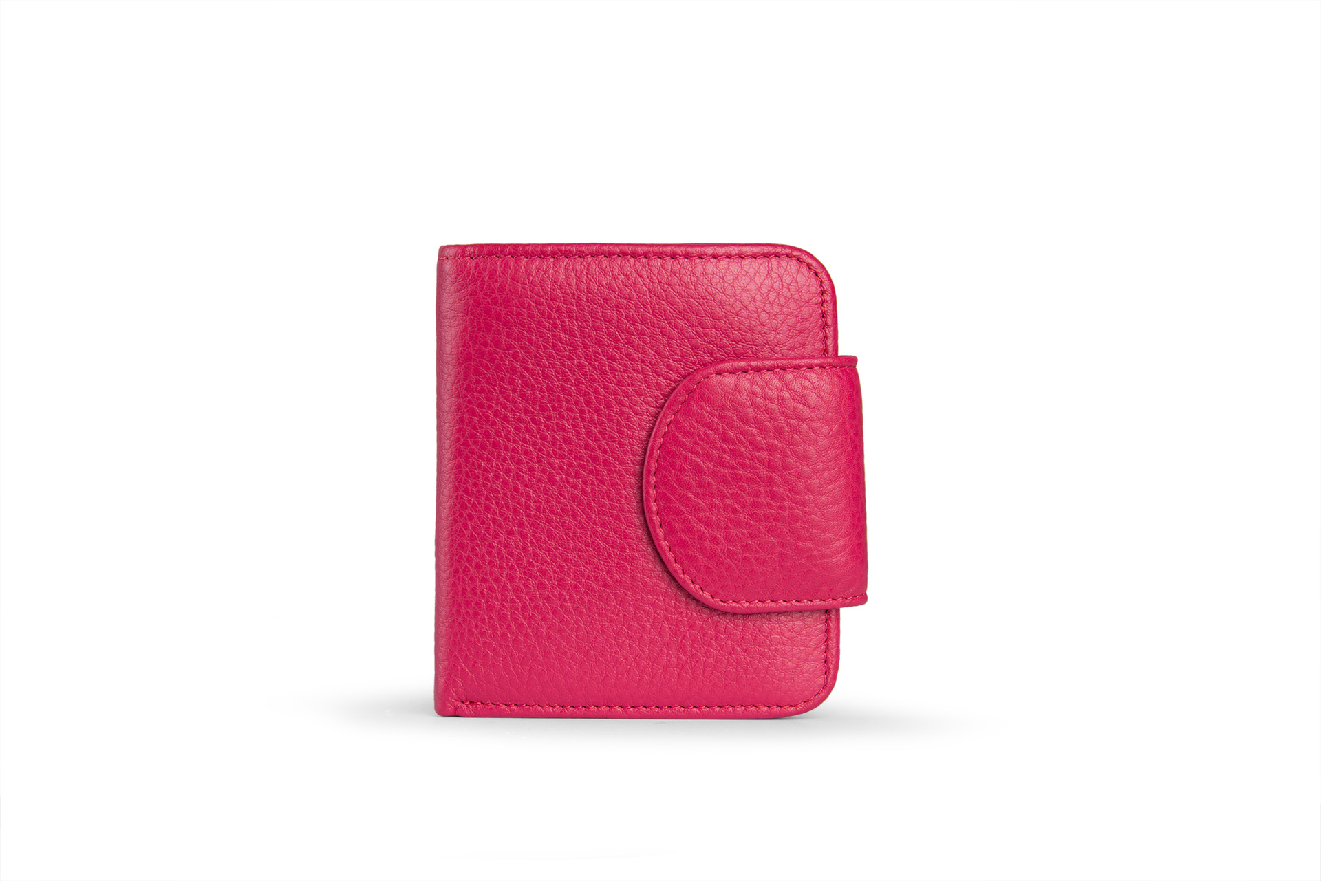 自然摔牛皮女士钱包真皮短款三折钱夹 牛皮零钱包 真皮多功能钱包