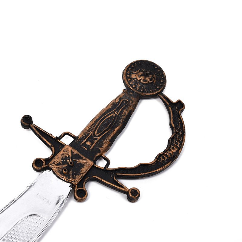 万圣节用品儿童玩具海盗弯刀武士刀加勒比海盗刀cosplay道具货源