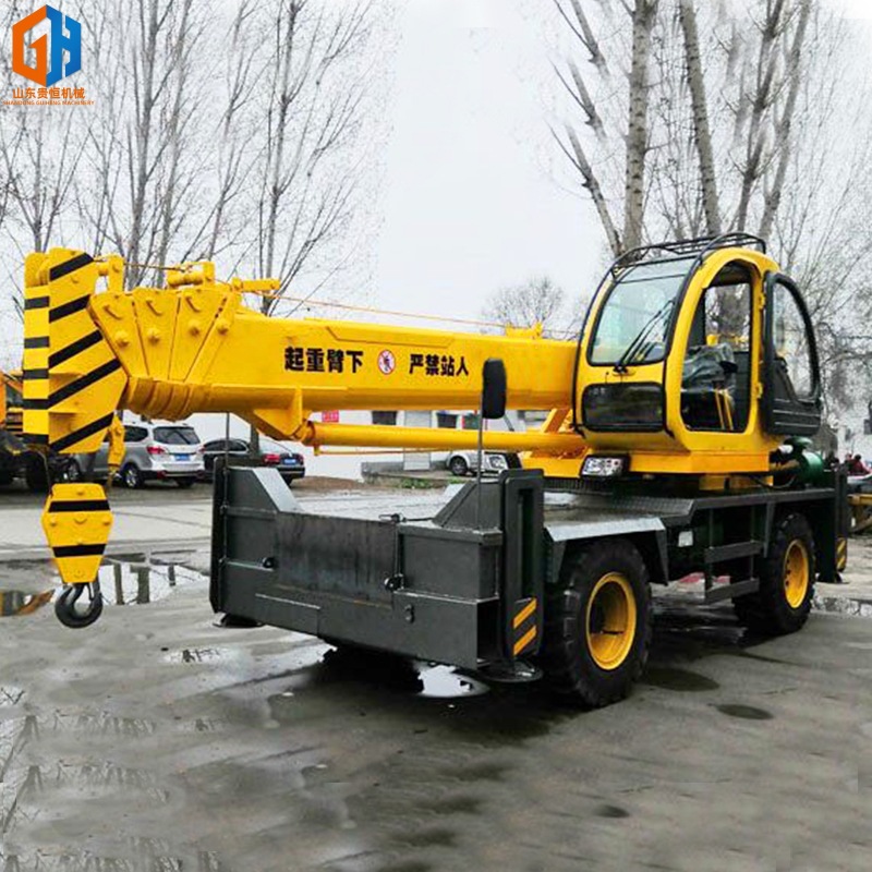 越野行走吊8-12吨价格 四驱越野行走吊 越野轮式起重机