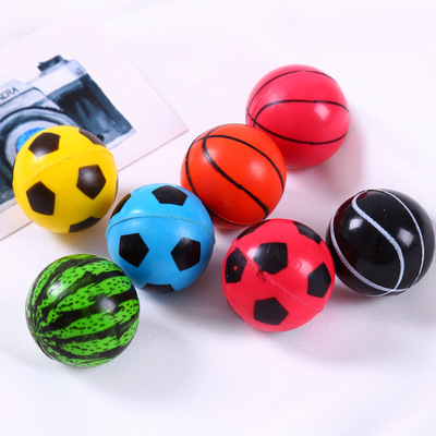 一件代发弹力球橡胶创意礼品迷你小玩意儿童卡通可爱好玩的益智弹
