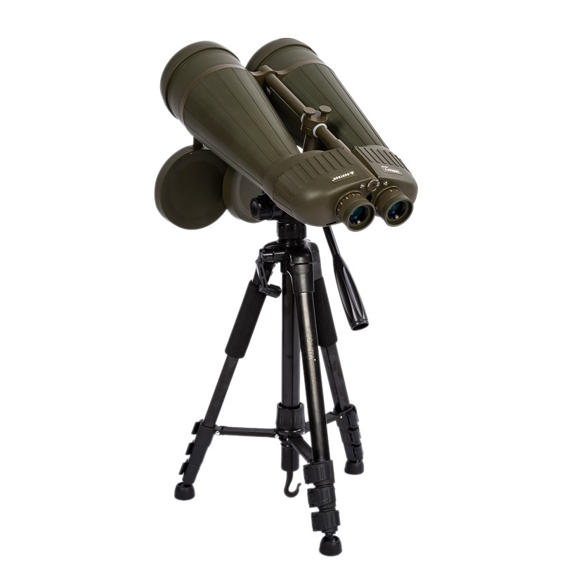 25x100户外大倍率大双筒望远镜人革哨所镜观景瞭望塔双筒望远镜