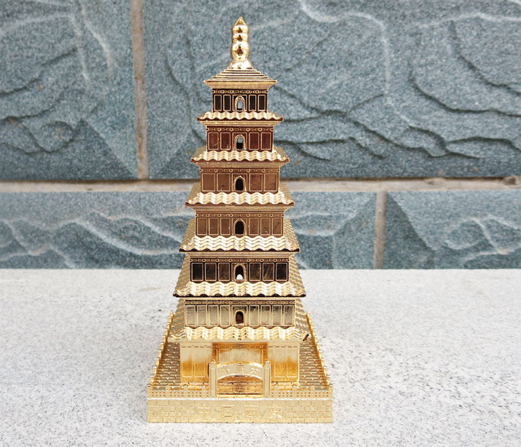 景区热卖大雁塔模型 特色工艺品西安旅游创意纪念品 仿古家居饰品