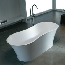 佛山人造石浴缸 简约成人按摩浴缸独立现代洗澡盆厂家批发BS-8601