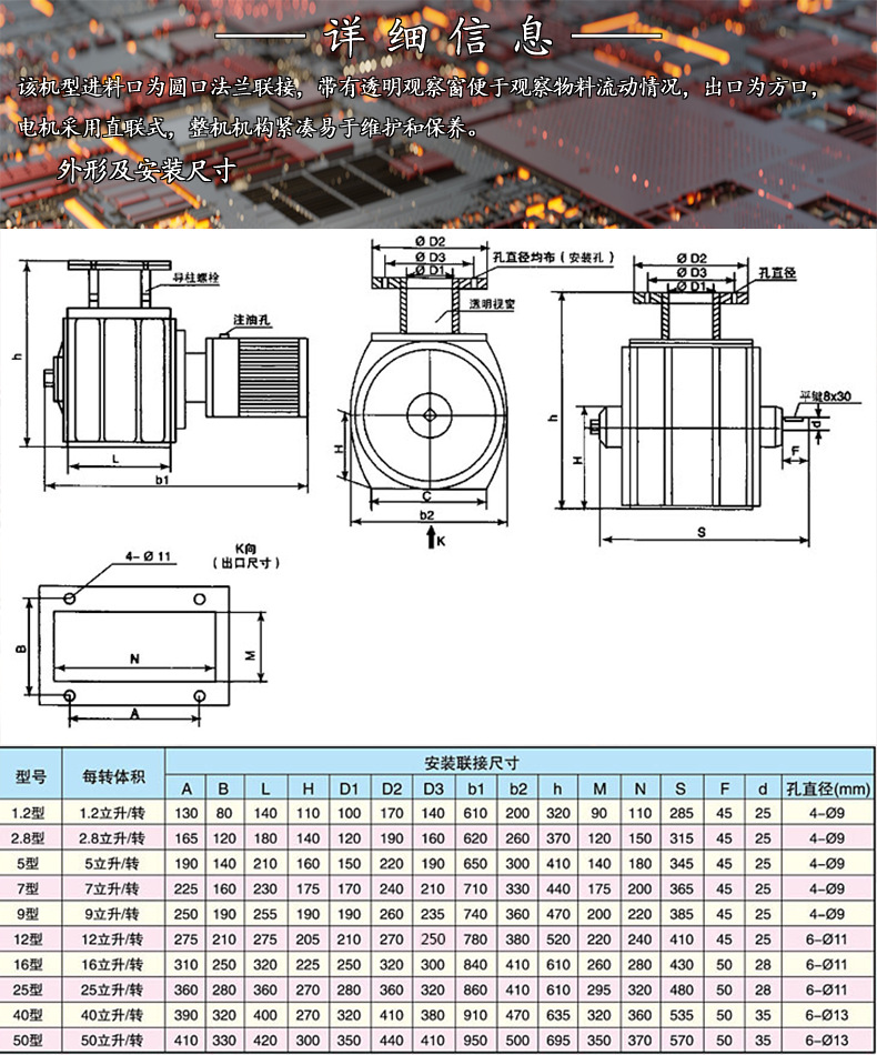 不锈钢关风机 卸料器 防卡卸料阀 支持定制 0.75kw 经久耐用
