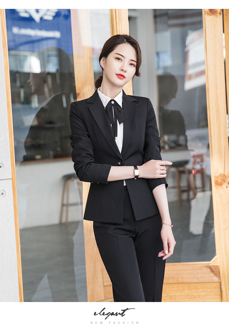 新款西装套装修身职业套装时尚白领大学生面试正式装ol工装正式装