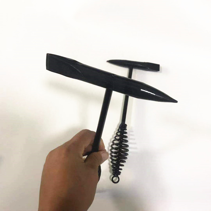 现货批发电焊锤清渣锤电焊钳焊渣清理器锻打锤子一体锤铁柄敲锈锤