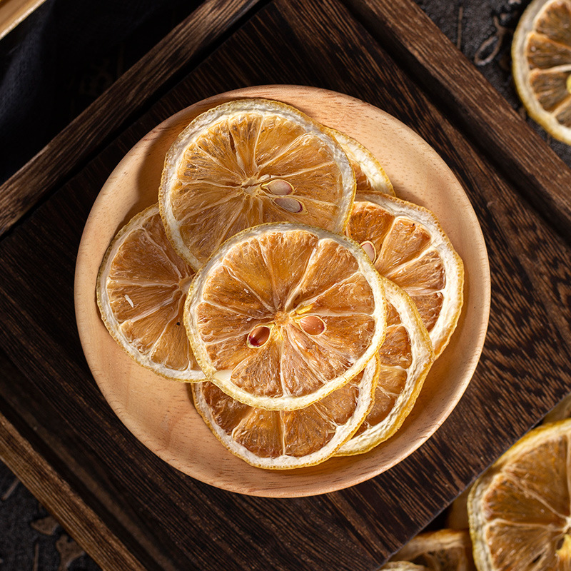 烘干柠檬片 柠檬茶 烘焙花草茶柠檬干片 柠檬泡茶片泡茶冻干果茶