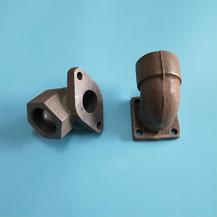 水泵配件 高压泵头出水口 家用增压泵头 弯型进水口 弯头铁出水口