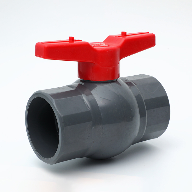英制塑料直口球阀dn75常压快装球阀pvc承插球阀紧密阀门日标波制