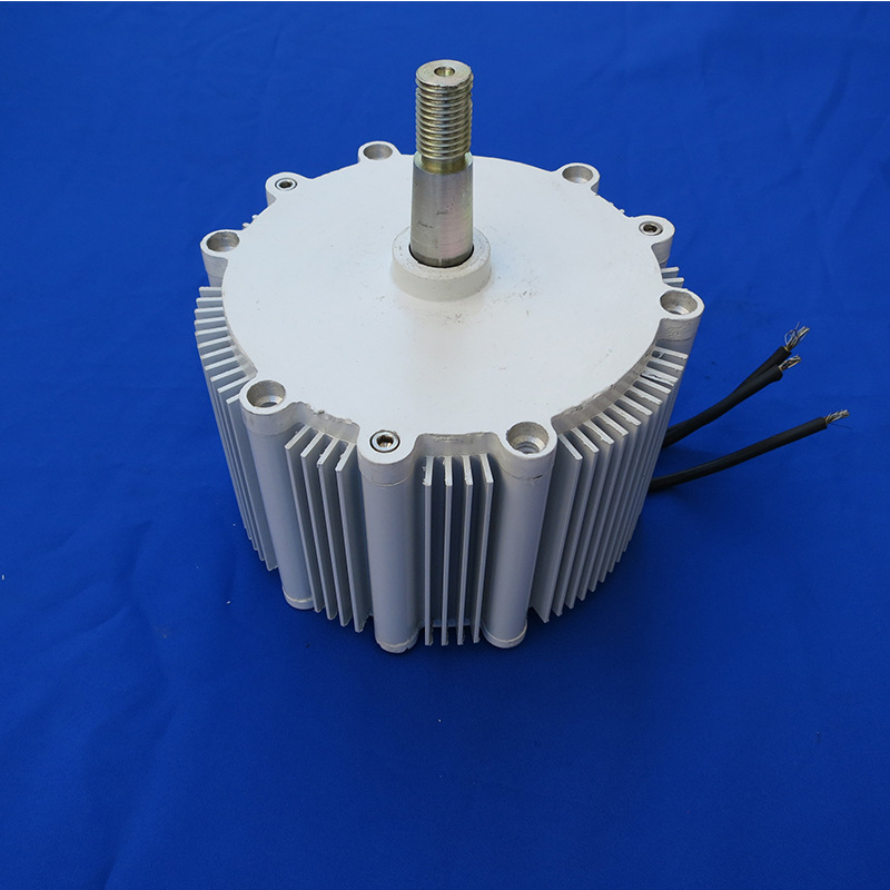 包邮厂家直销1000w风能发电机24v48v永磁马达低转速高效率电机