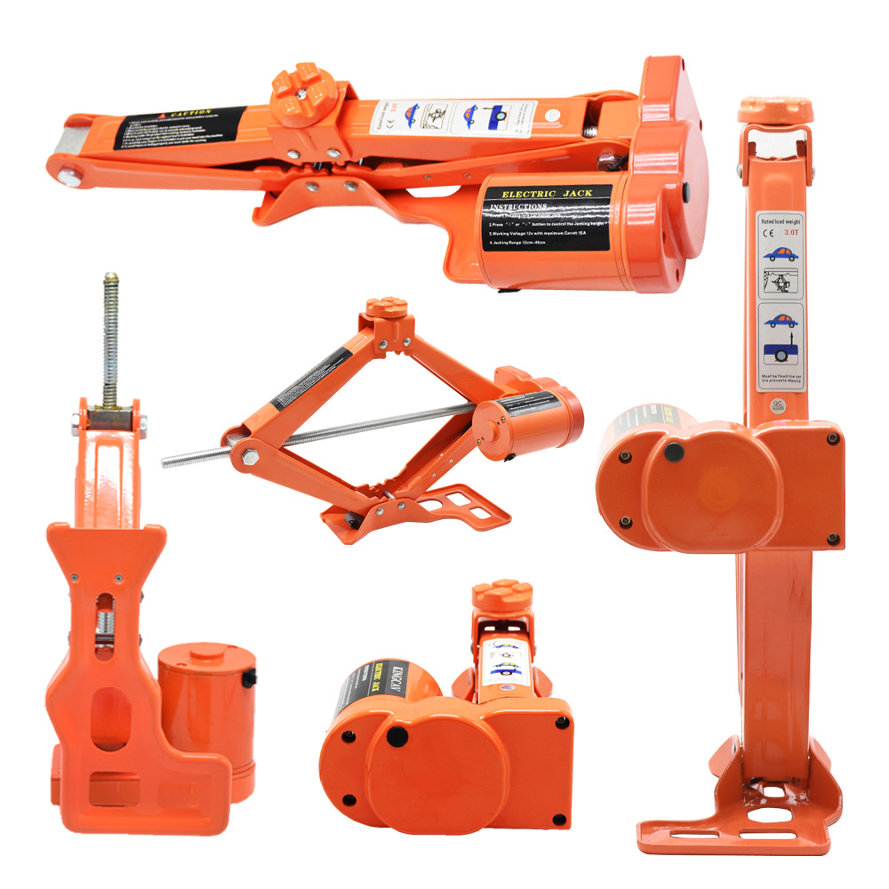 zs5j便携车载通用立式千斤顶 无线遥控多功能气动千斤顶换胎工具