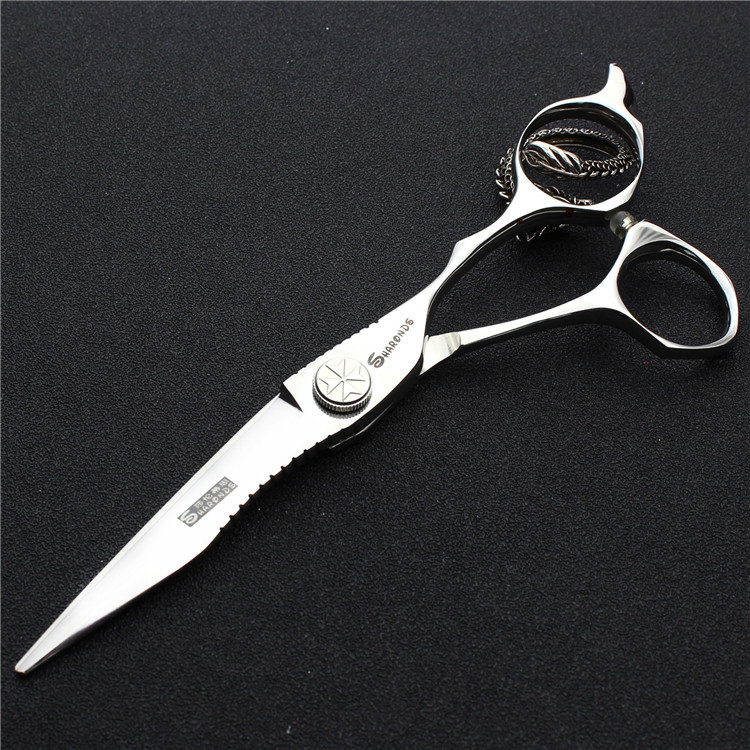 大武士美发剪刀正品发廊发型师专用理发剪刀批发6寸平剪去薄牙剪