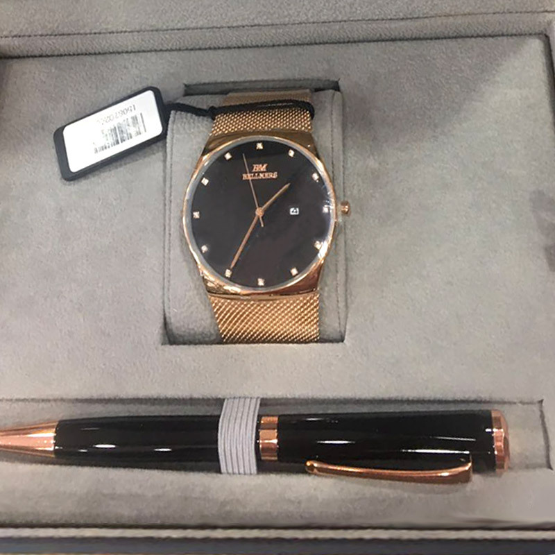 时尚男士手表钢笔钱包礼盒套装 商务高档礼盒 送男友手表创意礼物