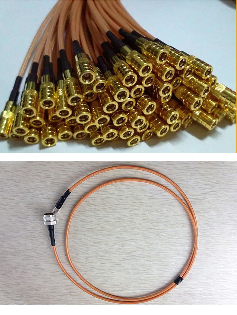 rg低损耗射频同轴电缆rg142镀银铜线圆形同轴电缆美标同轴电线