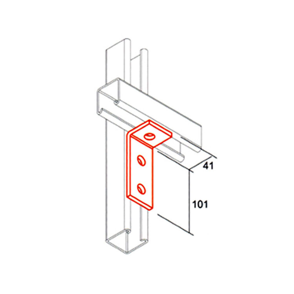 广州厂家直销光伏支架配件转角连接件a140