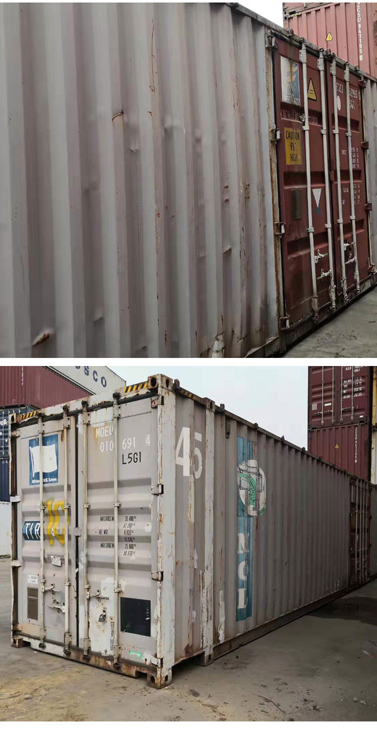 侧开门货物集装箱 单侧开门集装箱45尺海运集装箱