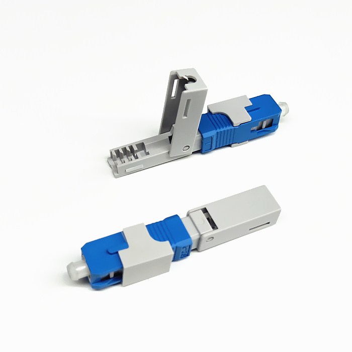 sc冷接子 ftth预埋式光纤快速连接器 皮线光缆冷接头 电信级快接