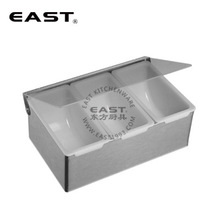 （塑钢）三格调味盒【EAST东方厨具】