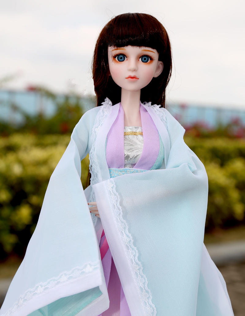 45厘米心怡娃娃doll bjd 叶萝莉 古装娃衣人偶古风衣服 质量佳
