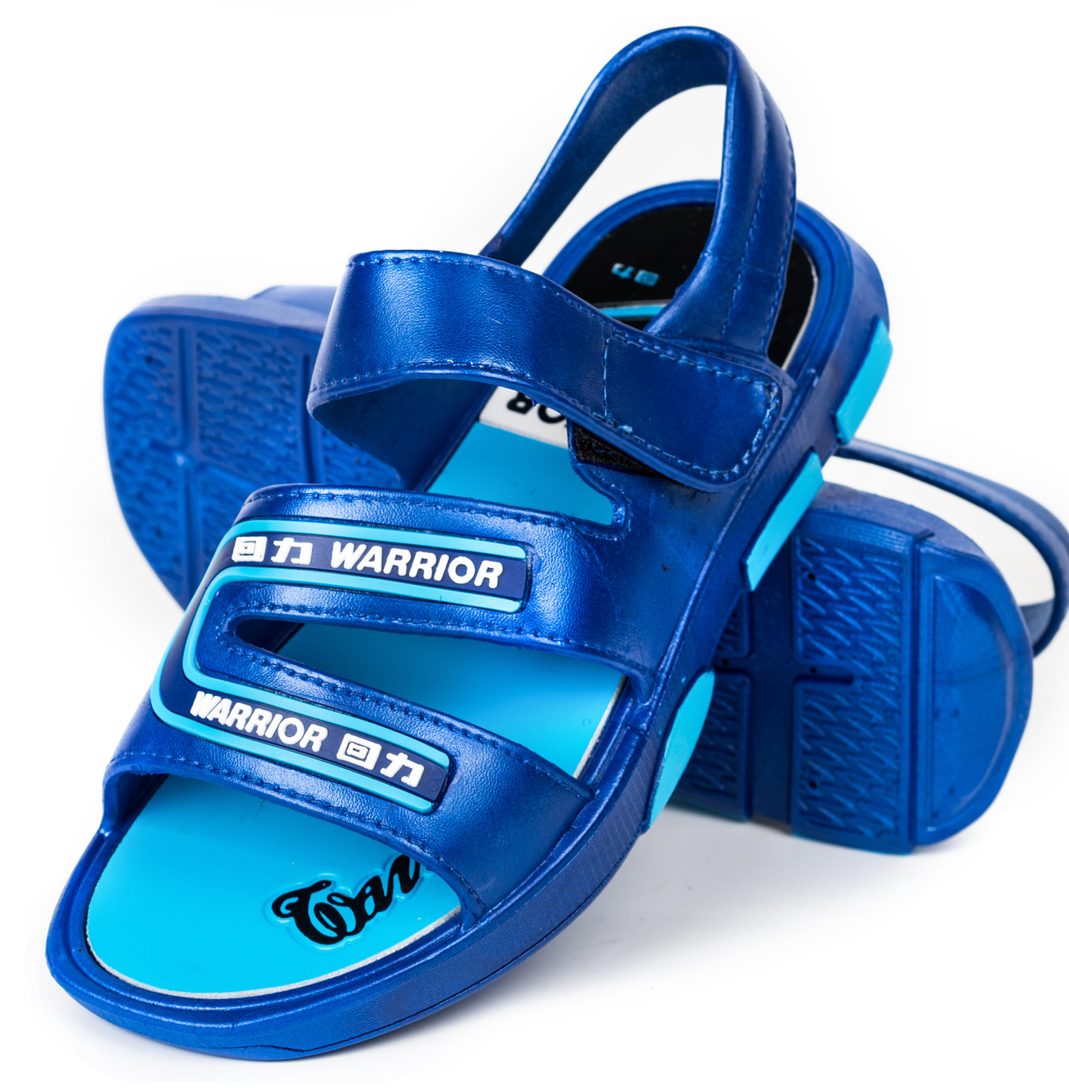 回力中大童魔术贴小孩潮夏季新款休闲男童凉鞋软底百搭儿童沙滩鞋