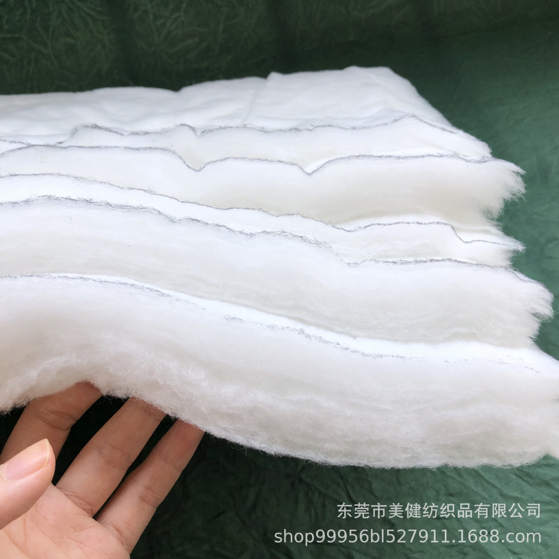 现货供应 aa级加厚加密洗水棉 仿丝棉批发 服装保暖棉被加