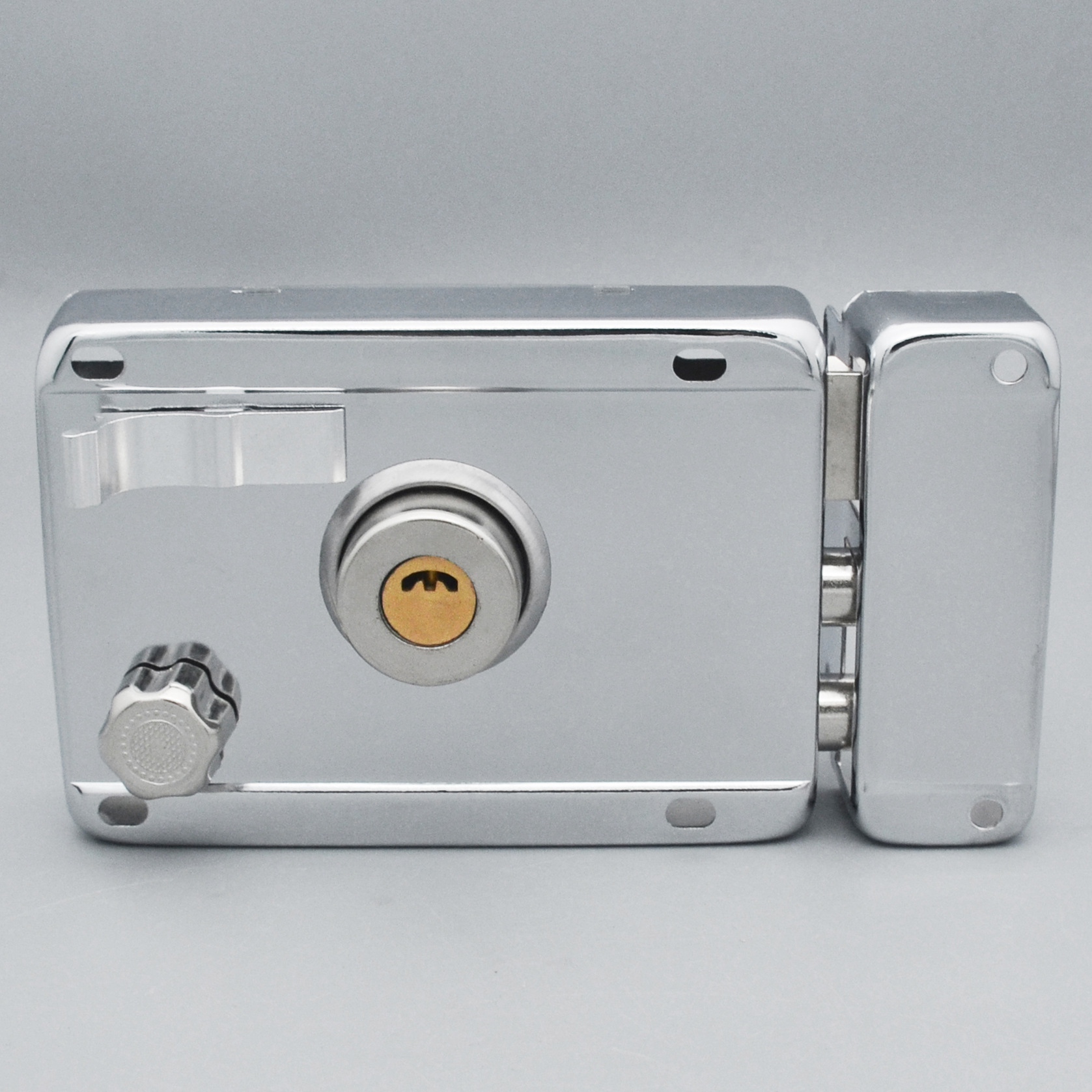 老式防盗门锁出租屋卧室门锁 不锈钢门铁门锁批发通用型 外装门锁