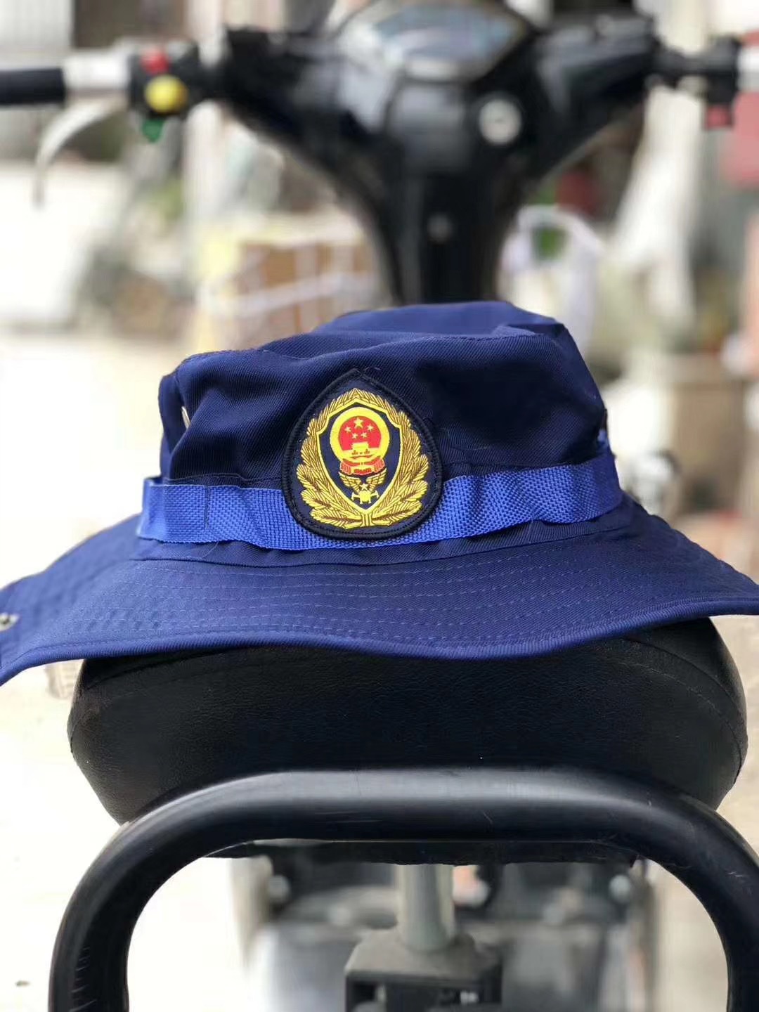 定制款消防圆边帽遮阳帽奔尼帽